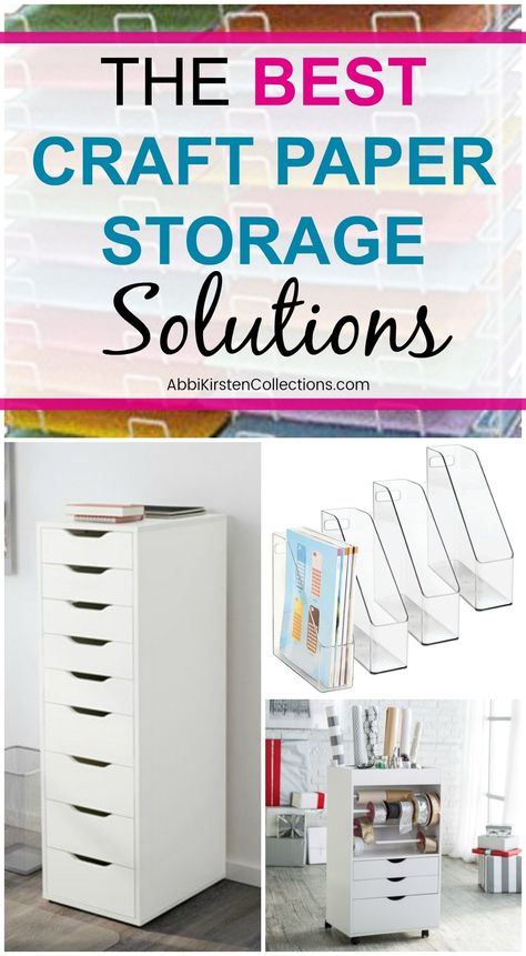 The best way to store cardstock and scrapbook paper. Craft Room Printables, Scrap Paper Storage, Paper Storage Ideas, Family Room Organization, Scrapbooking Organization, Scrapbook Paper Storage, Craft Paper Storage, Scrapbook Storage, Scrapbook Organization