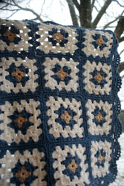 sandrastjuknitting | SandraStJu | Flickr Crochet Ripple Blanket, Crocheted Jellyfish, Granny Square Crochet Patterns Free, Easy Crochet Baby Blanket, Crocheted Blanket, Crochet Blanket Designs, Easy Crochet Baby, Easy Crochet Projects, Crochet Design Pattern