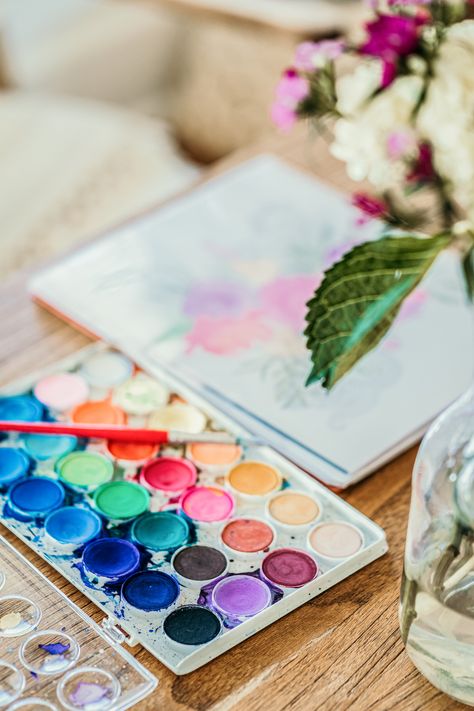 Brand Photo Shoot, Floral Branding, Watercolor Branding, Instagram Square, Brand Photography Inspiration, Photo Shoot Location, Brand Shoot, Branding Session, Brand Photoshoot