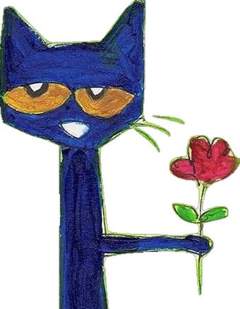 Peat The Cat, Pete The Cat Pfp, Scrapbook 2024, Cat Border, Pete The Cat Art, Gatto Carino, Favorite Childhood Books, Graffiti Style Art, Skateboard Design