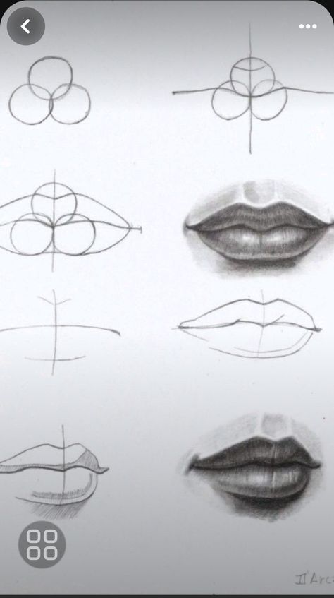 Lips Anatomy Drawing, Lip Anatomy Drawing, Planes Anatomy, Lip Drawing Tutorial, Construction Drawing, Art Lips, Lip Drawing, Human Anatomy Art, Anatomy Study