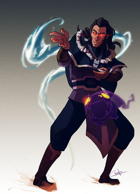 The Dark Avatar by Ctreuse109 on DeviantArt Dark Avatar, Avatar Wan, Avatar Art, Avatar Korra, Water Tribe, Avatar Series, Korra Avatar, The Legend Of Korra, Avatar The Last Airbender Art