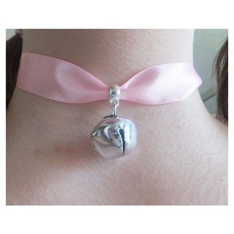 Cosplay Pink Ribbon Silver Cat Bell Collar Choker Neko Outfit Costume... ❤ liked on Polyvore featuring jewelry, necklaces, chokers, pictures, accessories, fills, pink necklace, silver choker necklace, pink choker necklace and ribbon necklace Cat Bell Collar, Pink Choker Necklace, Jewel Choker, Cosplay Cat, Cat Bell, Bell Collar, Ribbon Choker Necklace, Kawaii Kitty, Festival Costume