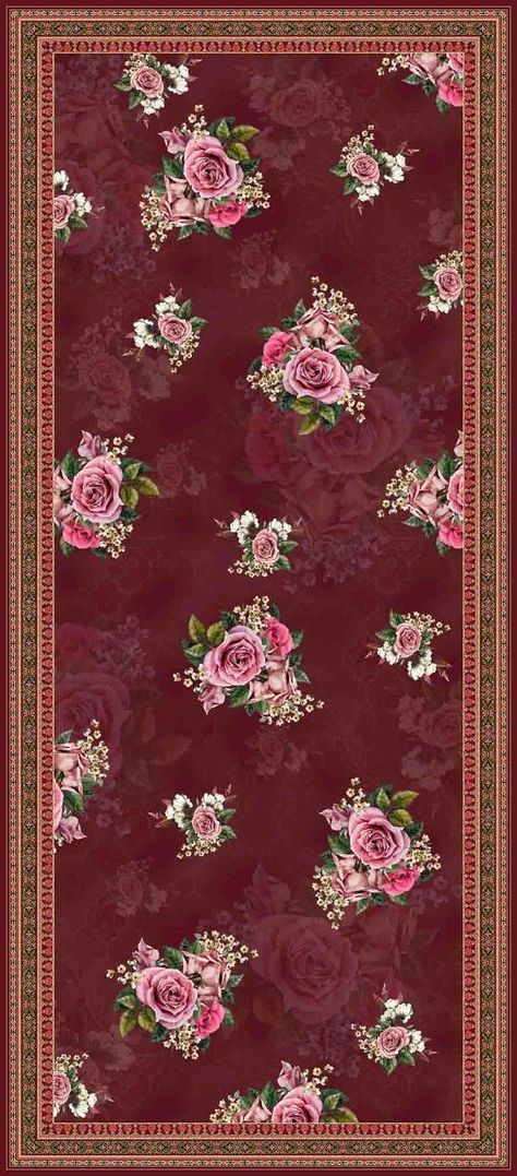 Dupatta-02 Floral Textile, Photo Album Quote, Digital Print Fabric, Digital Flowers, Flower Prints, Bohemian Rug, Character Art, Paisley, Roses