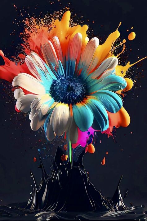 Neon Flowers Aesthetic, Neon Backgrounds Wallpapers Bright, Glowing Flowers Art, Glowing Flowers Aesthetic Wallpaper, Floral Photography Art, Flower Photos Art, Pink And Black Wallpaper, Trippy Pictures, God's Eyes