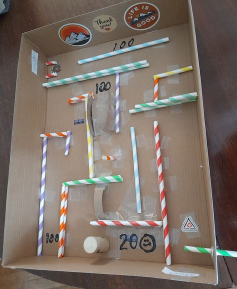 Diy Maze, Straw Maze, Perpendicular Lines, Marble Maze, Stem Classroom, Scout Activities, Family Party Games, Dead Ends, Family Party