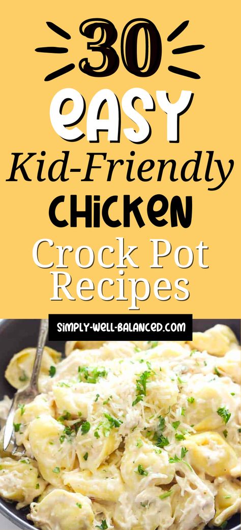 Easy Kid Crockpot Meals, Easy Crockpot Recipes For One, Simple Chicken In Crockpot, Quick Crock Pot Chicken Meals, Crockpot Dinner For Picky Eaters, Cheap Chicken Crockpot Meals, Picky Eater Crockpot Recipes, Kid Friendly Crock Pot Dinners, Kid Friendly Healthy Crockpot Meals