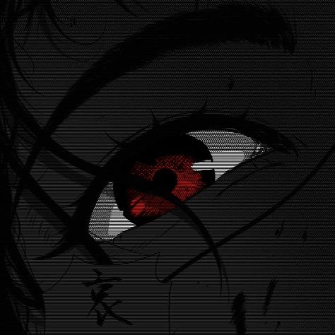 Pro For Discord, Red Eyes Aesthetic Anime, Ghotic Anime Pfp, Lock Screen Wallpapers Dark, Red And Black Anime Aesthetic, Red And Black Anime Pfp, Eyes Artwork, Photo Texture, Dark Paradise