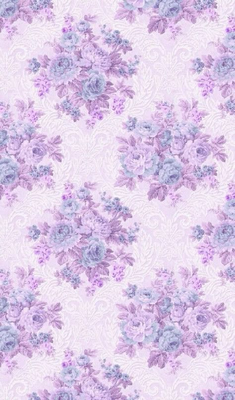 Iphone Wallpapers Purple, Old Iphone Wallpapers, Wallpapers Purple, Purple Flower Background, Old Iphone, Purple Wallpapers, Purple Flowers Wallpaper, Rose Patterns, Vintage Flowers Wallpaper