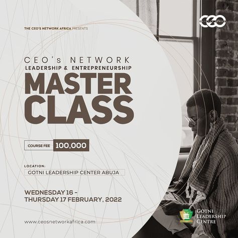 Master Class Poster Design, Webinar Creative Ads, Masterclass Poster Design, Course Poster, Event Poster Design Inspiration, Webinar Design, Digital Advertising Design, Facebook Post Design, Church Media Design