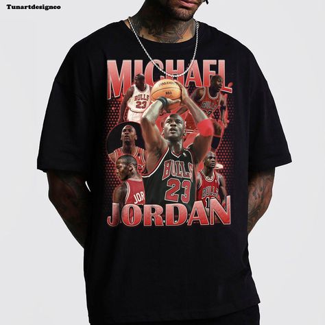 Michael Jordan Vintage, Jordan T Shirt, Shirt Model, Basketball Fans, Basketball Shirts, Felt Fabric, Design Product, Michael Jordan, Dye T Shirt