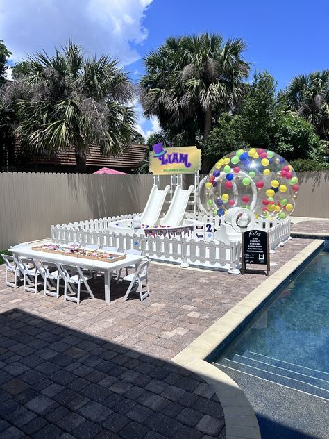 Step into a world of pure imagination with our Wonka-themed party and soft play adventure! 🍭✨ #WonkaWonderland #SoftPlayMagic World Of Pure Imagination, Party Rentals Business, Kids Party Rentals, Backyard Kids, Balloon House, Decorating Frosting, Soft Play Area, Backyard Kids Play Area, Play Ground