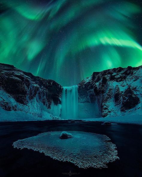 Nordic Sisterhood, Northern Lights Photography, Skogafoss Waterfall, Iceland Waterfalls, Aurora Borealis Northern Lights, See The Northern Lights, Les Cascades, The Aurora, Iceland Travel