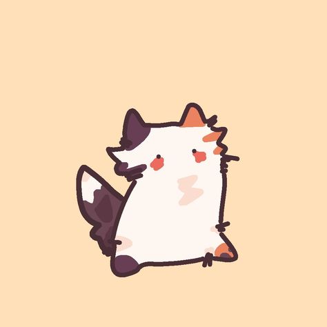 Cute Cat Drawing Pfp, Silly Cat Pfp Drawing, Cute Cat Icons Drawing, Cute Cat Widgets Cartoon, Calico Cat Drawing, Calico Cat Pfp, Silly Cat Drawing Icons, Calico Cat Art, Calico Cat Aesthetic Art