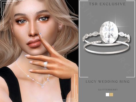 The Sims Resource - Lucy Wedding Ring Sims 4 Cc Wedding Tiara, Sims 4 Silver Jewelry Cc, Sims 4 Cc Wedding Ring Set, Wedding Ring Cc Sims 4, Sims 4 Wedding Band Cc, The Sims 4 Cc Wedding Ring, Ts4 Wedding Ring, Sims 4 Wedding Accessories, Wedding Ring Sims 4