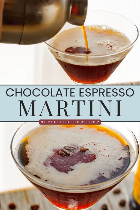 Chocolate Espresso Martini Recipe, Coffee Martini Recipe, Chocolate Espresso Martini, Coffee Martini, After Dinner Cocktails, Espresso Martini Cocktail, Espresso Martini Recipe, Martini Recipe, Chocolate Espresso