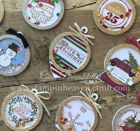 Ctmh Scrapbooking Layouts, Christmas Ornament Ideas, Christmas Embellishments, Heart Scrapbook, Heart Inspiration, Snowflake Images, Rubber Stamp Crafts, Ctmh Cards, Handmade Gift Tags