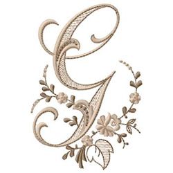 Letter G...Love It! G Embroidery, Owl Embroidery, Net Embroidery, Sewing Machine Embroidery, Machine Pattern, Embroidery Monogram, 자수 디자인, Sewing Embroidery Designs, Free Machine Embroidery