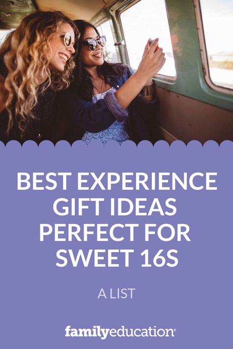 Finding the perfect sweet 16 birthday gift is important, and there’s no better way to do it than by giving the gift of experience. Here are the top ten best experience gifts any teen will appreciate. Sweet 16 Travel Ideas, Special Sweet 16 Birthday Gifts, Sweet 16 Celebration Ideas, 16 Birthday Ideas No Party, Ideas For 16th Birthday Sweet 16, Sweet 16 Birthday Trip Ideas, Things To Do For Sweet 16 Birthday, Sweet 16 Trip Ideas, Things To Do For 16th Birthday