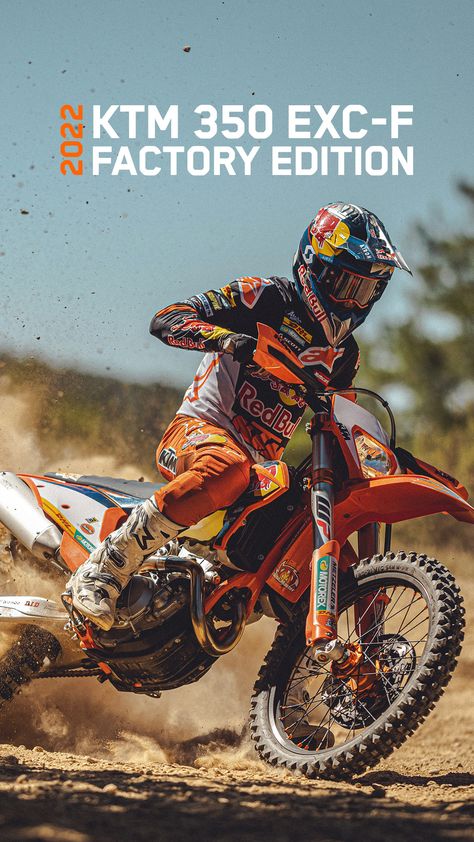 KTM 350 EXC-F Factory Edition 2022 Motocross Bike #ktm #350_exc-f #orange #2022 #motocross #factory_edition Ktm Motocross, Ktm Factory, Ktm Exc, Motocross Bikes, Motocross, Bike, Orange