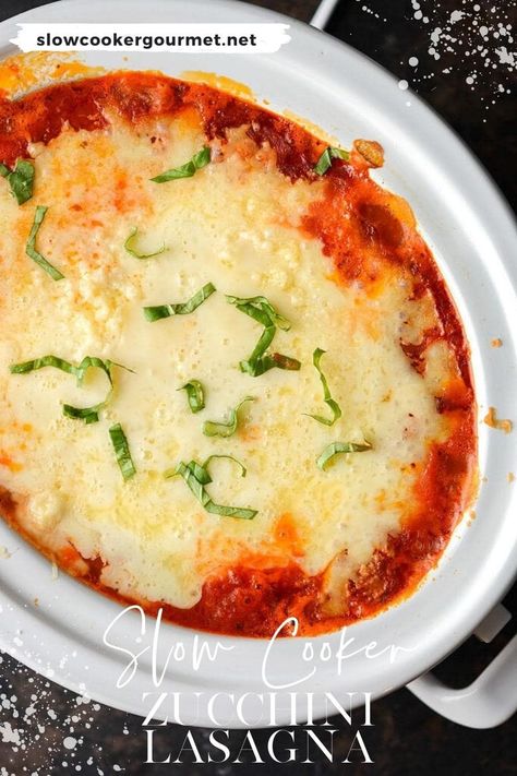 Crockpot Zucchini Lasagna, Slow Cooker Zucchini, Bolognese Lasagna, Slow Cooker Zucchini Lasagna, Zucchini Lasagna Recipe, Slow Cooker Lasagna, Crockpot Lasagna, Veggie Lasagna, Zucchini Lasagna