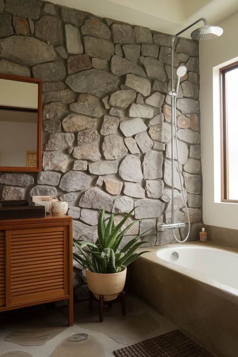 Interior Design Inspo Japandi Style Bathroom, Japanese Farmhouse, Japandi House, Japanese Bathroom, Serene Bathroom, Japandi Decor, Natural Bathroom, Japanese Minimalism, Tranquil Retreat