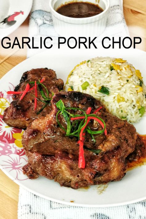 Soy Sauce Pork Chops, Soy Sauce Fish, Asian Stir Fry Recipe, American Chinese Food, Garlic Pork Chops, Asian Fusion Recipes, Cast Iron Skillet Cooking, Black Vinegar, Authentic Asian Recipes