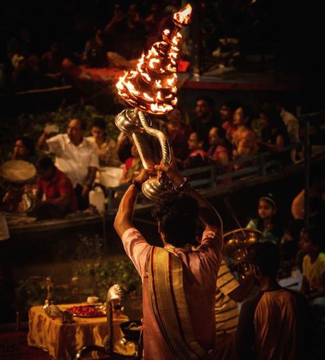 Ganga Aarti is an opportunity to offer prayers and seek blessings from the sacred river Ganga, which is deeply revered in Hinduism. Ganga Aarti cleanse &purify the souks of those who witness it, bringing them closer to spiritual enlightenment. . . . #ganga #gangariver #gangaaarti #gangaghat #varanasi #haridwar #divine #experience #spirituality #hinduism #hindu #reelitfeelit #amazingexperience #vibe #incredibleindia Ganga River, Haridwar, Rishikesh, Spiritual Enlightenment, Varanasi, Incredible India, Spirituality, Bring It On, Quick Saves