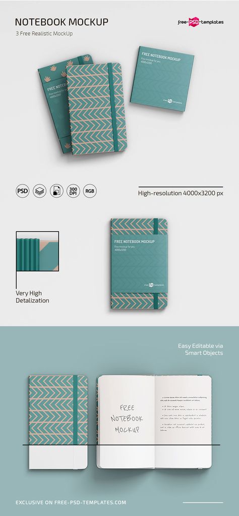 Best Notebook, Personal Notebook, Notebook Mockup, Free Notebook, Mockup Downloads, Psd Template Free, A Notebook, Cool Notebooks, Personalized Notebook