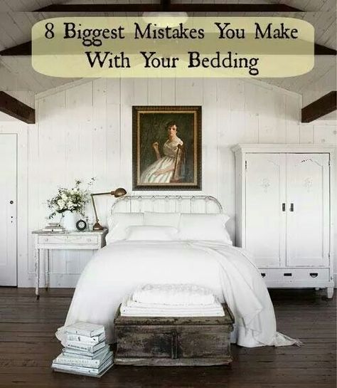 Armoire next to the bed Barn Bedrooms, Casa Country, Decor Studio, White Bed, Wooden Floors, Design Master, Dreamy Bedrooms, White Rooms, Rustic White