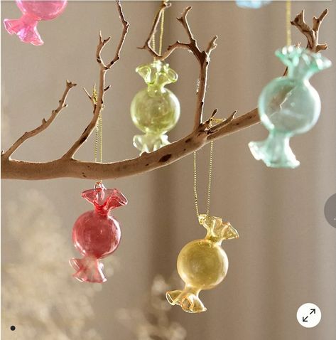 Orange Ornaments, Anthropologie Christmas, Hummingbird Ornament, Anthropologie Holiday, Picture Frame Ornaments, Candy Ornaments, Gingerbread Ornaments, Glass Craft, Holiday Wrap