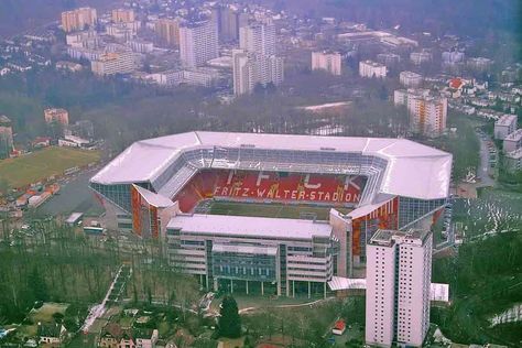 1 FCK stadium in Kaiserslautern, Germany 1 Fc Kaiserslautern, Sports Stadium, Sports Arena, Football Stadiums, European Football, Vintage Football, Football Club, Sports News, Favorite Team