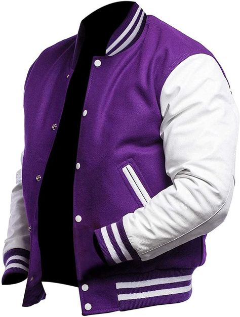 Mens College Baseball Varsity High School Letterman Bomber - Etsy Canada Highschool Baseball, Letterman Jacket Ideas, White Varsity Jacket, Varsity Letterman Jackets, Nike Fashion Shoes, College Baseball, Unique Jackets, Varsity Jacket Men, African Fashion Modern