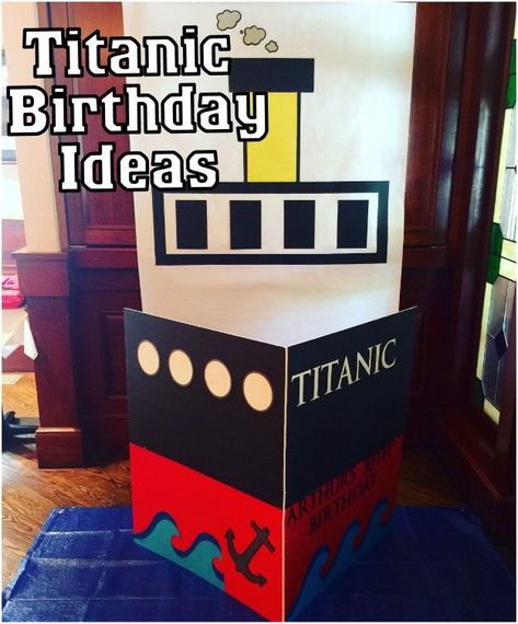 Titanic Cake, Titanic Birthday, Titanic Party, Titanic Boat, Johnny 5, Fun Backgrounds, All Crafts, Party Centerpiece, Twin Birthday