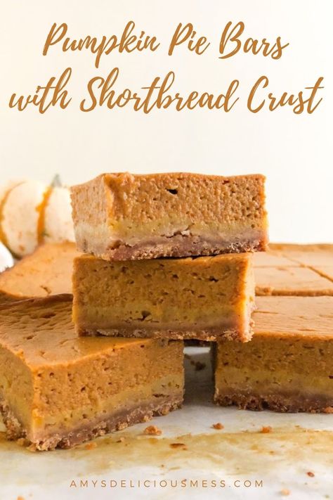 Shortbread Pumpkin Pie Bars, Pumpkin Pie Bars With Sweetened Condensed Milk, Pumpkin Bars With Shortbread Crust, Pumpkin Evaporated Milk Recipes, Pumpkin And Evaporated Milk Recipes, Pumpkin Pie Bars With Shortbread Crust, Leftover Pumpkin Pie Filling, Bars With Shortbread Crust, Pumpkin Dessert Recipes