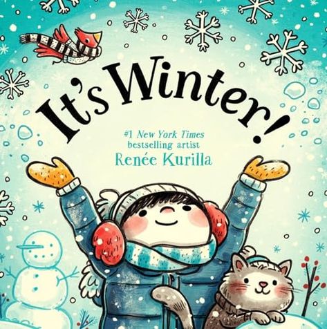 Winter Books For Kids, Books For Winter, Picture Book Cover, Books For School, January Books, Winter Reading, Winter Play, Spending Time With Family, Books For Toddlers