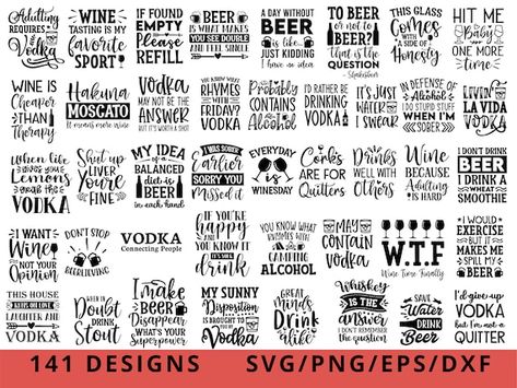 Whiskey Svg, Coaster Svg, Tequila Svg, Vodka Alcohol, Alcohol Svg, Alcohol Quotes Funny, Drinking Svg, Funny Alcohol, Beer Svg