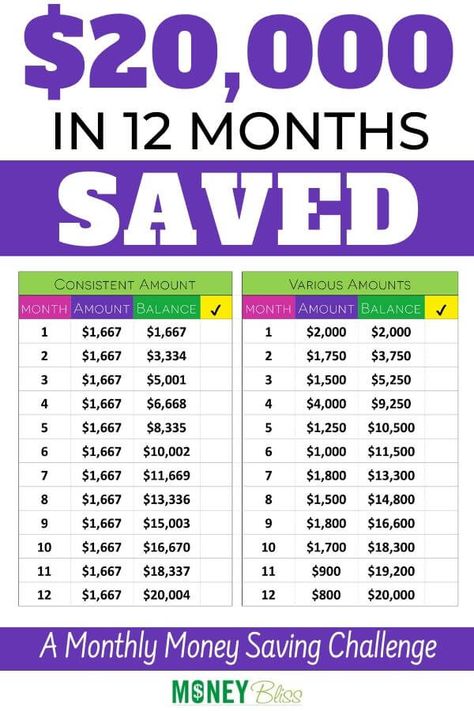 20k Biweekly Savings Plan, Saving Plan For House, Save Money For A House, How To Save 50000 In A Year, Savings For A House, Financial Savings Plan, Save In A Year, How To Save 20k In A Year, 20k Savings Plan