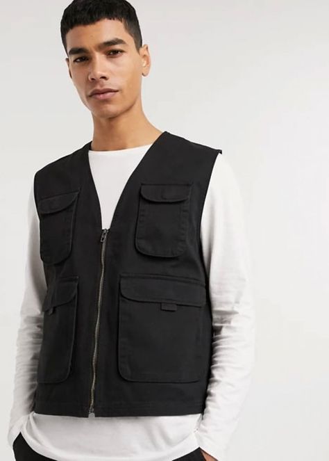 Wholesale Custom French Connection Utility Gilet Jacket Gilet Jacket, Cargo Vest, Utility Vest, One Word, Utility Jacket, French Connection, Vest Dress, Mens Bottom, Custom Clothes