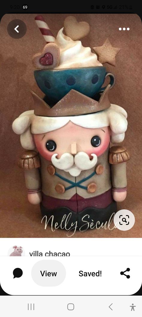 Nutcracker Christmas Decorations, Xmas Cake, Christmas Crafts To Make, Xmas Deco, Paper Mache Crafts, Christmas Clay, Polymer Clay Christmas, Diy Christmas Decorations Easy, Navidad Christmas