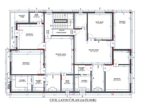 apartment drawing dwg Apartment Drawing, Environmental Center, Autocad Floor Plan, Floor Plan With Dimensions, Flat Plan, 2bhk House Plan, Apartment Floor, Building Layout, Apartment Floor Plan