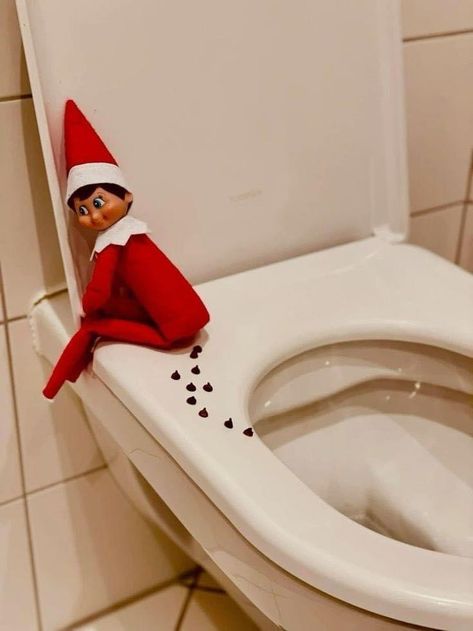 Elf On Shelf Pooping, Elf Poop, Elf Trap, Elf Writing, Elf Ideas Easy, Easy Elf On The Shelf, Easy Elf, Awesome Elf On The Shelf Ideas, Elf Activities