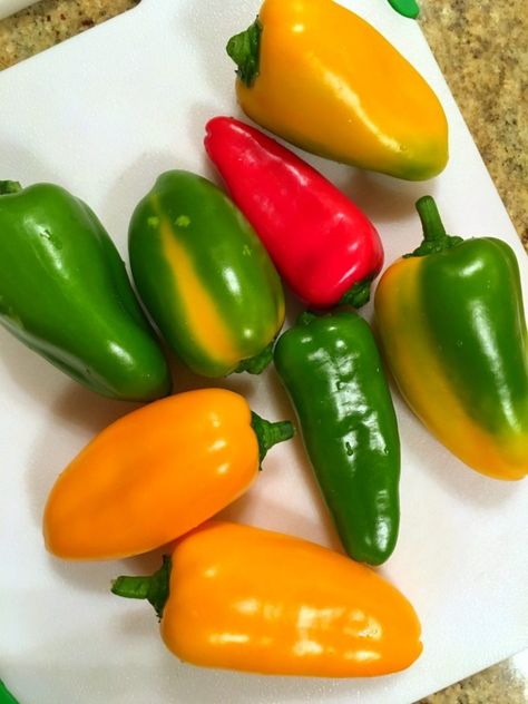 How To Freeze Peppers, Freezing Green Peppers, Freeze Peppers, Freezing Peppers, Preserving Vegetables, Freezing Vegetables, Mini Sweet Peppers, Bell Pepper Recipes, Sweet Bell Peppers