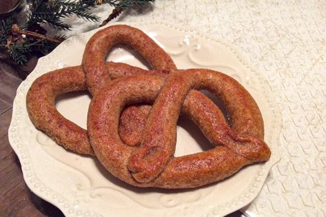 Einkorn Soft Pretzels, Einkorn Pretzels, Einkorn Flour, Baking Soda Water, Whole Grains, Soft Pretzels, Flour Recipes, Pretzels, Yeast