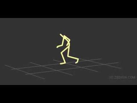 Mickey Sneaking Walk (Various Style Walks)  #mocap #3D Motion Capture, 3d Motion, 3 D, Action Figures, Motion, Walking