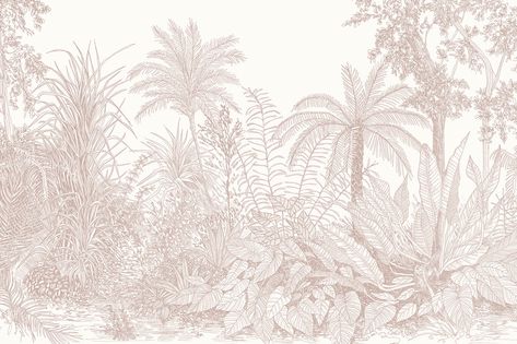 Blush Wallpaper, Wallpaper Companies, Tropical Tree, Create Your Own Wallpaper, Standard Wallpaper, Popular Wallpaper, Accent Wallpaper, New Wall, Wallpaper Samples