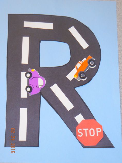 Street Sign Crafts For Preschool, Road Activities For Preschool, Road Sign Crafts For Preschool, Roads Activities For Preschool, Road Study Creative Curriculum, Cars Activities, Classroom Artwork, Disney Camp, Letter M Crafts