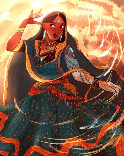 Hindi Character Design, Dnd Artwork, Wizard Art, Bengali Art, Indian Blue, Humanoid Creatures, Wattpad Cover, Cartoon Artwork, Magic Aesthetic