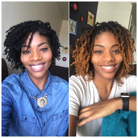 1 Year difference #dreads #dreadstyles #dreadjourney #locjourney #locs #dreadlocks #locstyles #womenwithlocs #shortlocs #shortlocstyles #dreads #dreadhead #loclivin Beautiful Dreadlocks, Natural Hair Twists, Flat Twist, Short Locs Hairstyles, Twist Outs, Braided Hairstyles Updo, Dreads Styles, French Twist, Natural Hair Updo