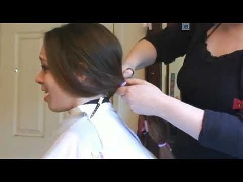 Ladies Forced Haircut - Long thick dark hair ponytail cut off from the root (part 1) - YouTube Dark Hair Ponytail, Haircut Movie, Thick Dark Hair, Thick Hair Bob Haircut, Ponytail Haircut, Haircut Fails, Buzzed Hair Women, Self Haircut, Hair Fails